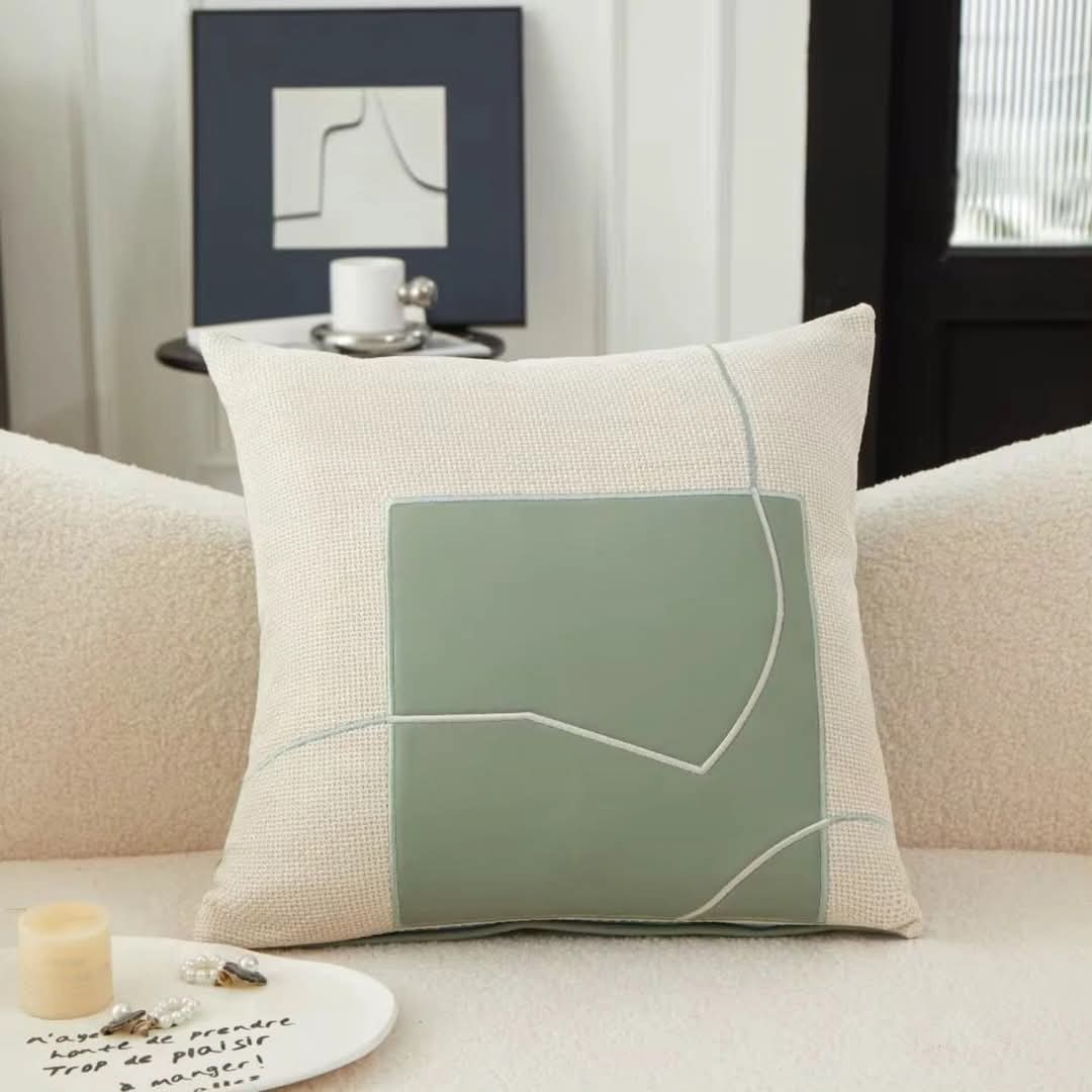 Skanto | Putetrekk med Geometrisk Broderi