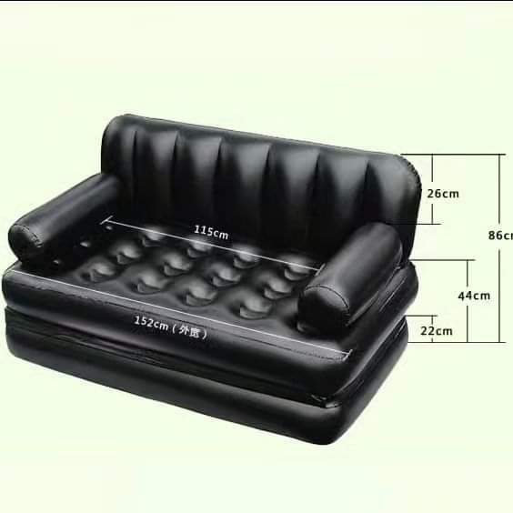 Skanto | Oppblåsbar sofa seng med pumpe
