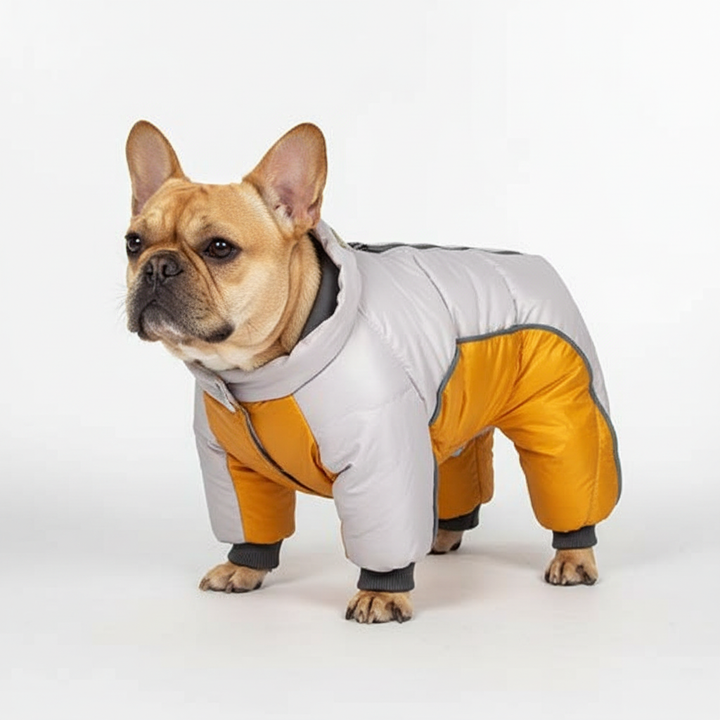 Varm og wasserdichte Winterjacke für Hunde mit reflektierenden Streifen