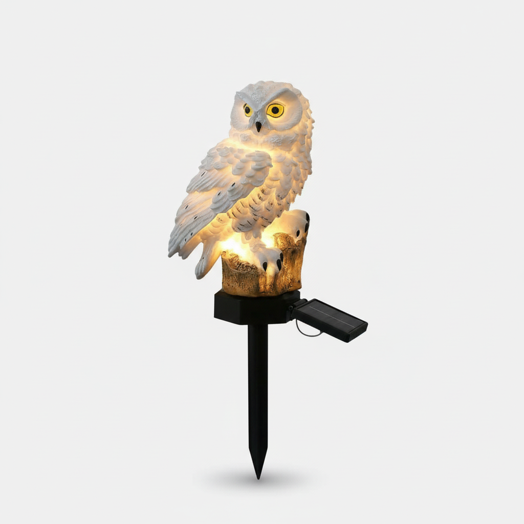 OwlGlow solcelledrevet hagelampe