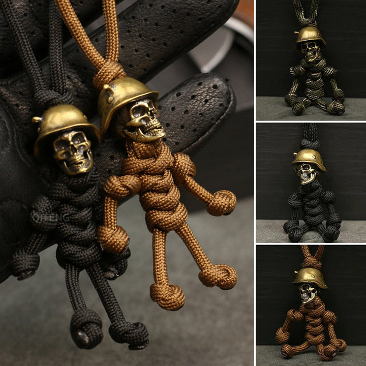 Skanto | Skeleton Soldier Paracord Nøkkelring