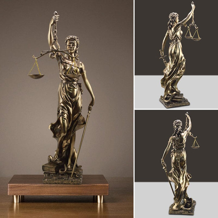 Skanto | Dekorativ statue av Rettferdighetens Gudinne