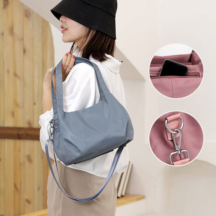 Skanto | Lettvekts Uformell Mote Nylon Diagonal Bag