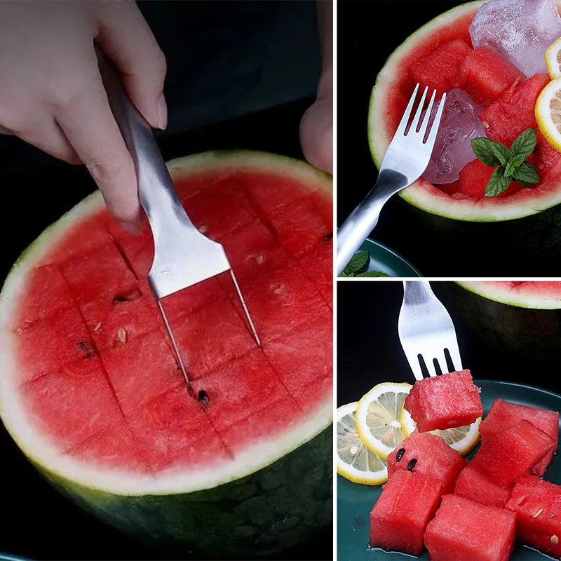2-i-1 Vannmelon Gaffel Cutter | Skanto