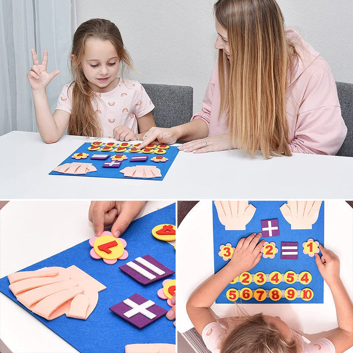 Skanto | Felt Finger Nummer Telle Leke