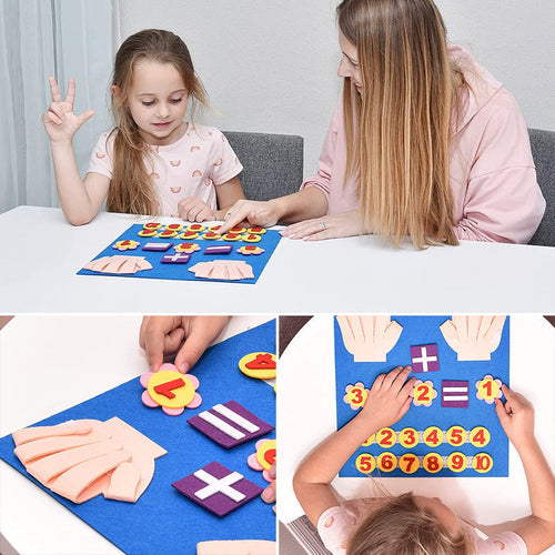 Skanto | Felt Finger Nummer Telle Leke