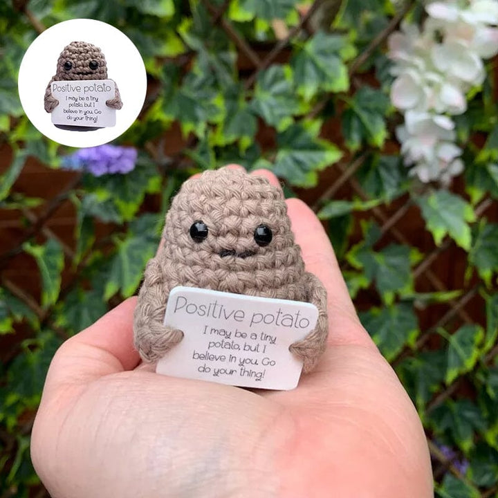 Morsom Gave Strikket Positiv Potet | Skanto