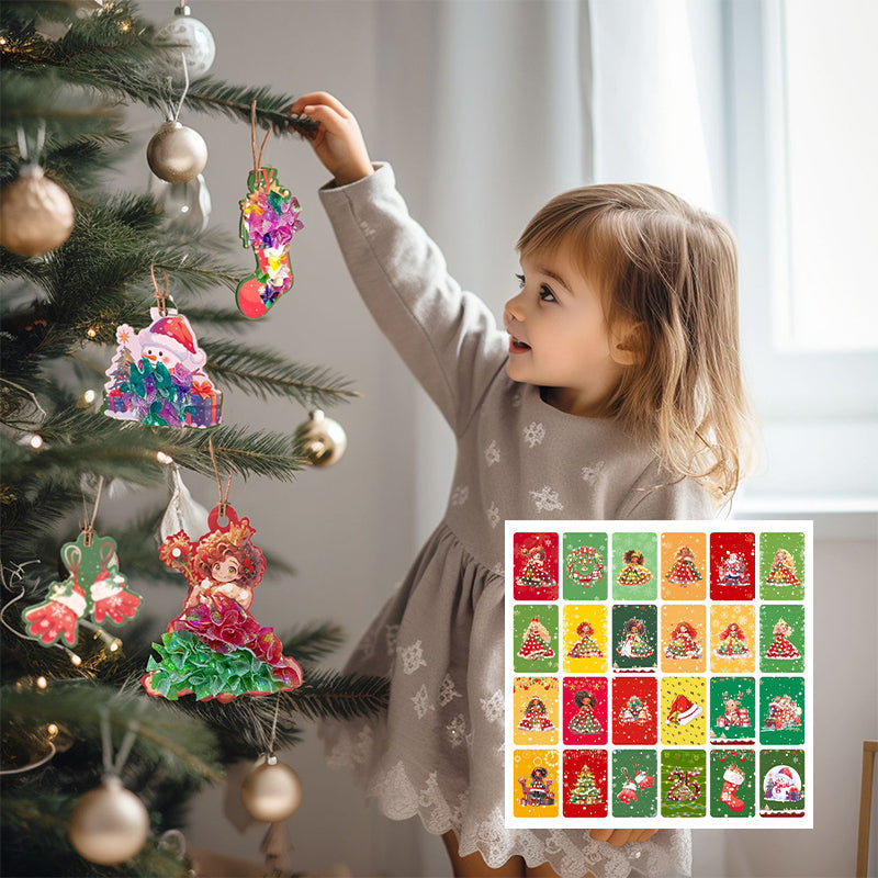 Skanto | 24 Tematiske Juletrær DIY Ornamenter