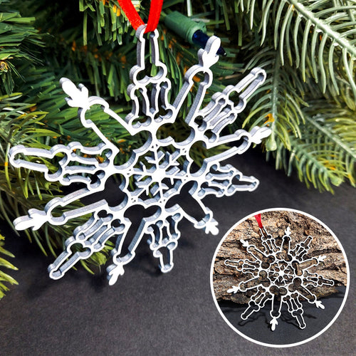 Skanto | Morsomme Snøfnugg Ornamenter