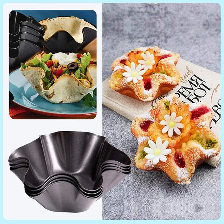 Petal Formet Karbonstål Baking Bowl | Skanto