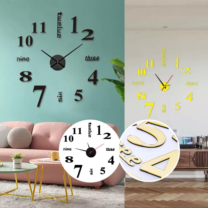 DIY Moderne stansfri veggklokke | Skanto