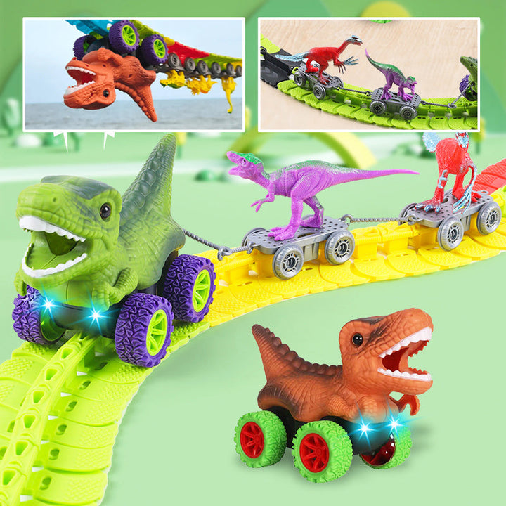 Skanto | Berg- og dalbane dinosaurbanebil