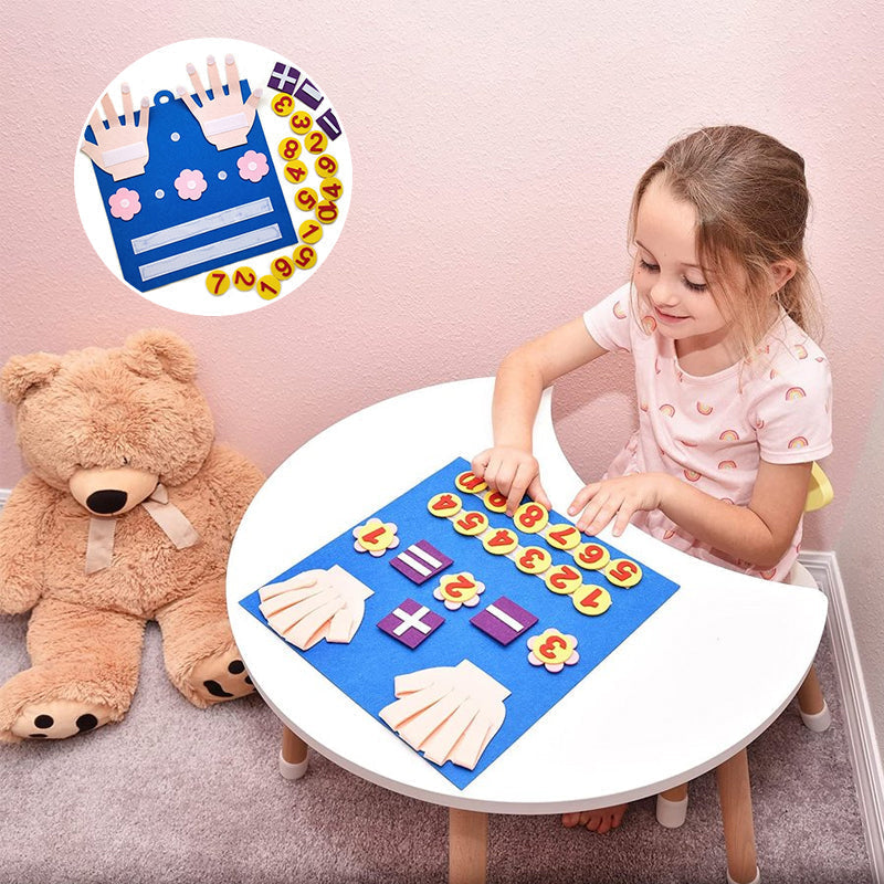 Skanto | Felt Finger Nummer Telle Leke