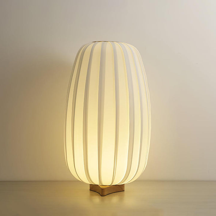 Skanto | Minimalistisk Bordlampe med Bambusbase