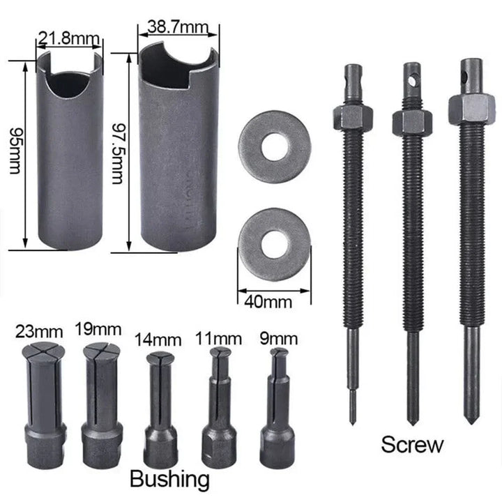 Skanto | Lageruttrekkersett for 9-23 mm busser - For sykler, motorsykler og maskiner