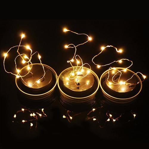 Skanto | LED Fairy Light Solenergid Mason Glass