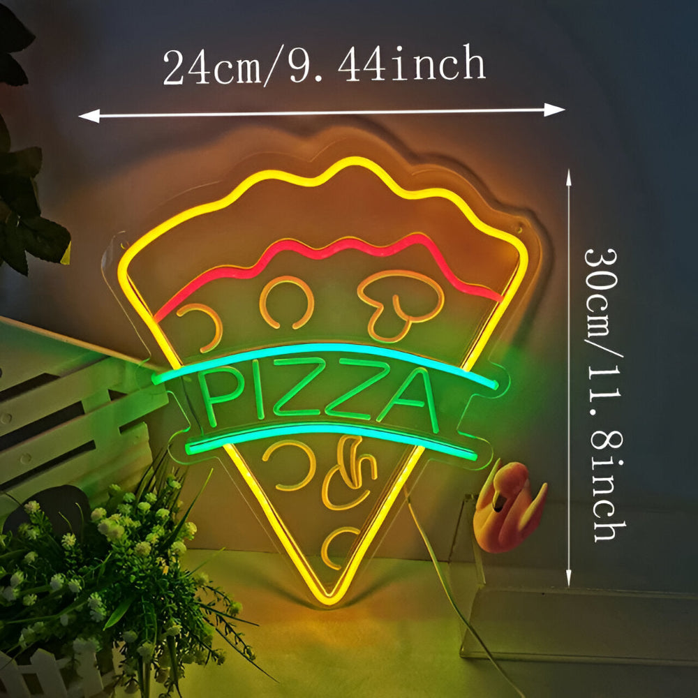 Skanto | Fast Food LED Neon Lys – Fargerik Veggdekorasjon med USB Tilkobling