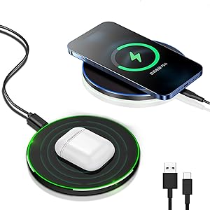 Skanto | 30W Rask Trådløs Ladestasjon | Premium USB-C MagSafe Lader for Apple iPhone, Samsung & Android