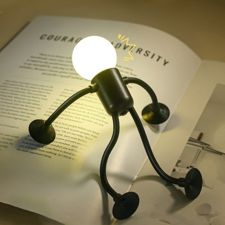 Skanto | LumiFlex | LED Bordlampe Fleksibel Kreativ Dekorasjon for Stue og Barnerom Energisparende Moderne 4 Farger