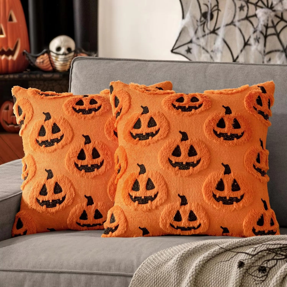 Skanto | Faux fleece Halloween gresskar putevar