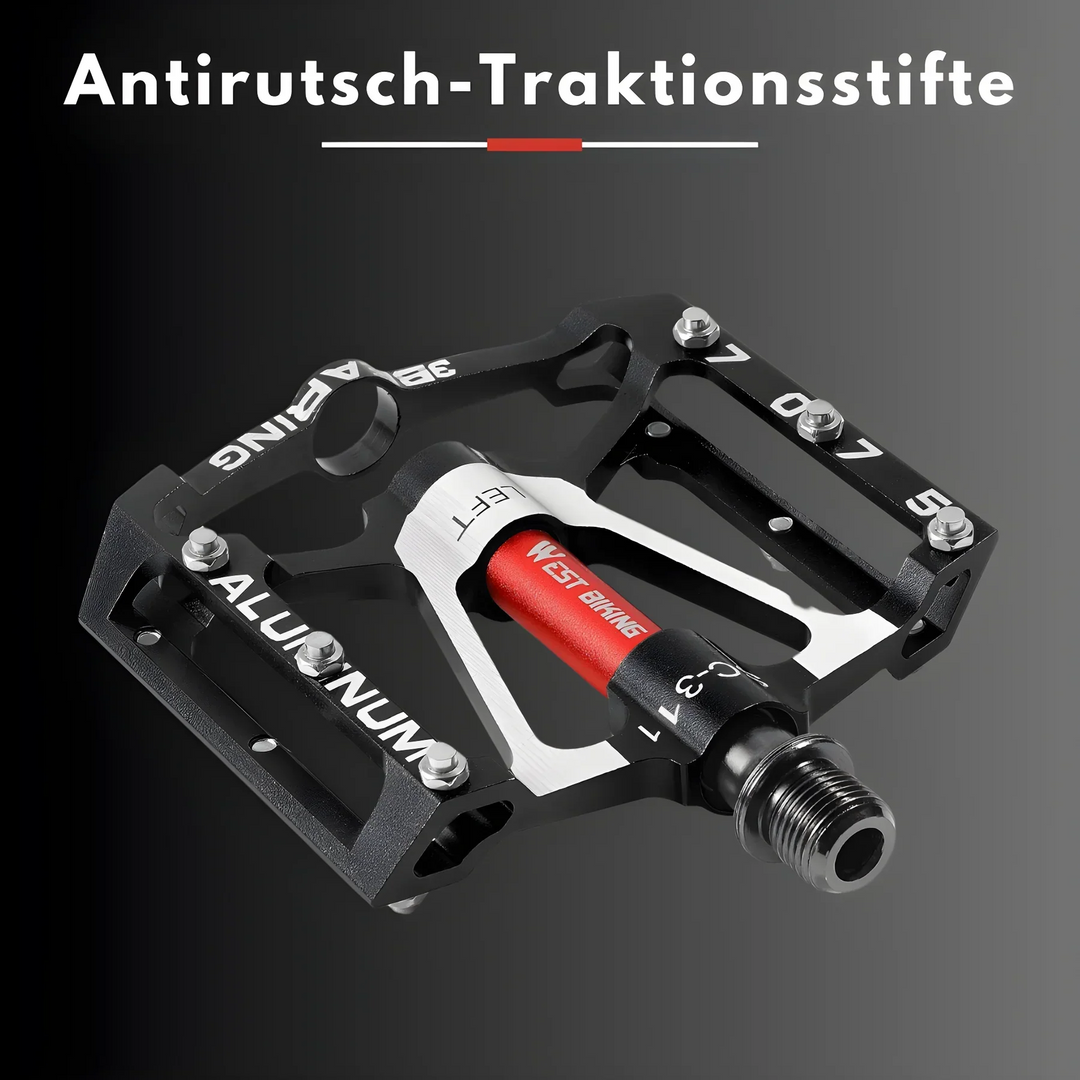 Skanto | Robust Lettvekts Aluminium Sykkelpedaler Med Ikke-Glid Grip