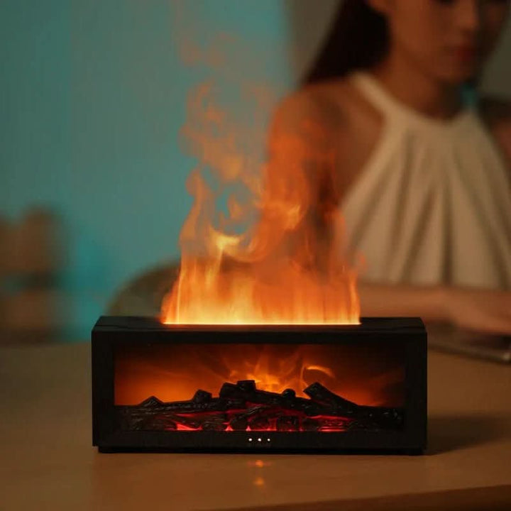 Skanto | Aromaterapi Luftfukter med Flammeeffekt