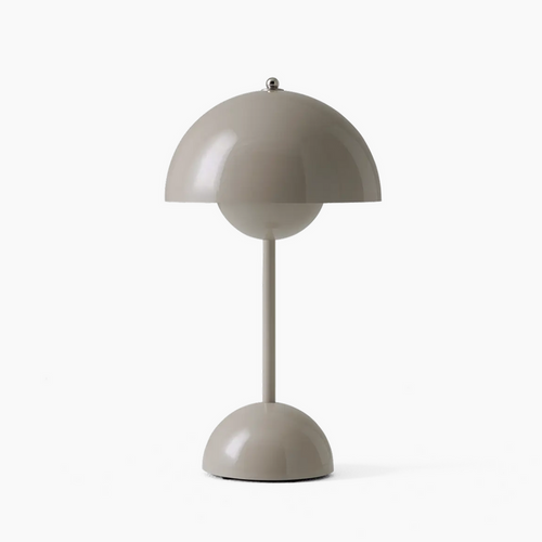 Skanto | Fleur LED Bordlampe - Elegant trådløs design, Ikonisk 60-talls stil, Dimbar lys, Moderne hjemmedekorasjon