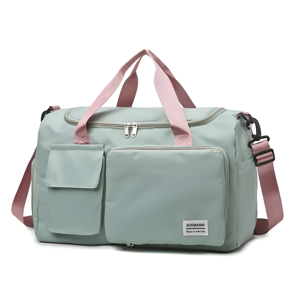 Wasserdichte Reisetasche mit Schuhfach – Leichte Wochenendtasche mit viel Staurum
