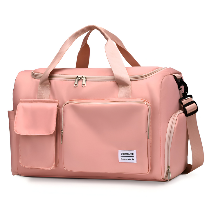 Wasserdichte Reisetasche mit Schuhfach – Leichte Wochenendtasche mit viel Staurum