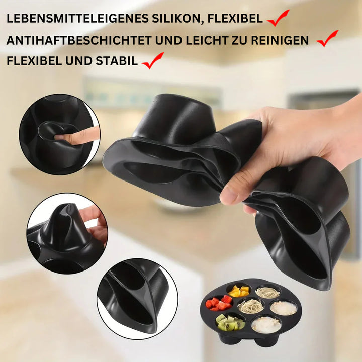 Skanto | Silikon Muffinform for Air Fryer – Non-stick & Fleksibel for Muffins, Cupcakes & Snacks