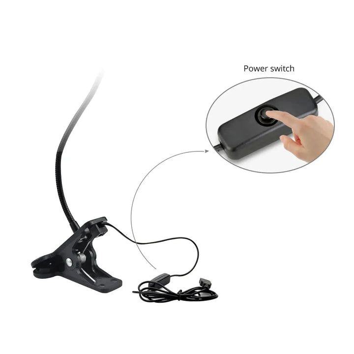 Skanto | USB LED Leselampe med Fleksibel Arm