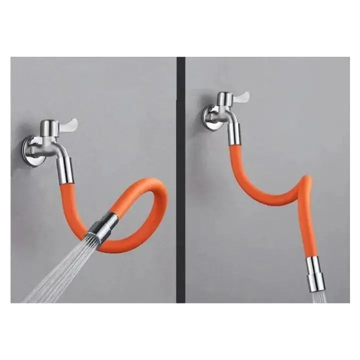 Fleksibel kranforlengelse – 50 cm, 360° svingbar og vannbesparende
