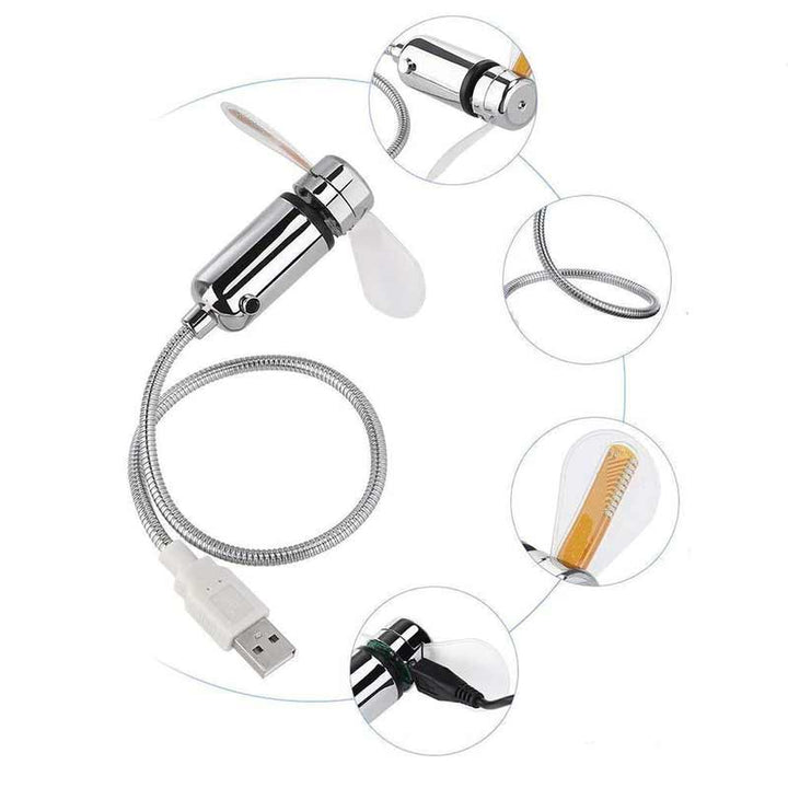 Fleksibel USB-vifte | Skanto