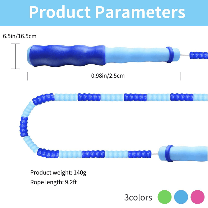 Skanto | Justerbar perlespringseil for effektiv kardiotrening