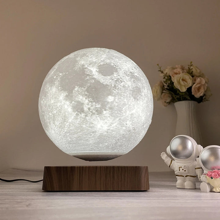 Skanto | Flytende Magnetisk Måne Lampe med 3D Utskrift og LED Belysning