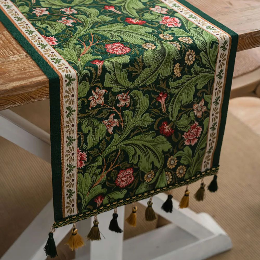 Skanto | Flora Vine Brodert Bordløper