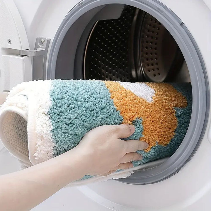 Skanto | Floral Tuftet Absorberende Bad Matte