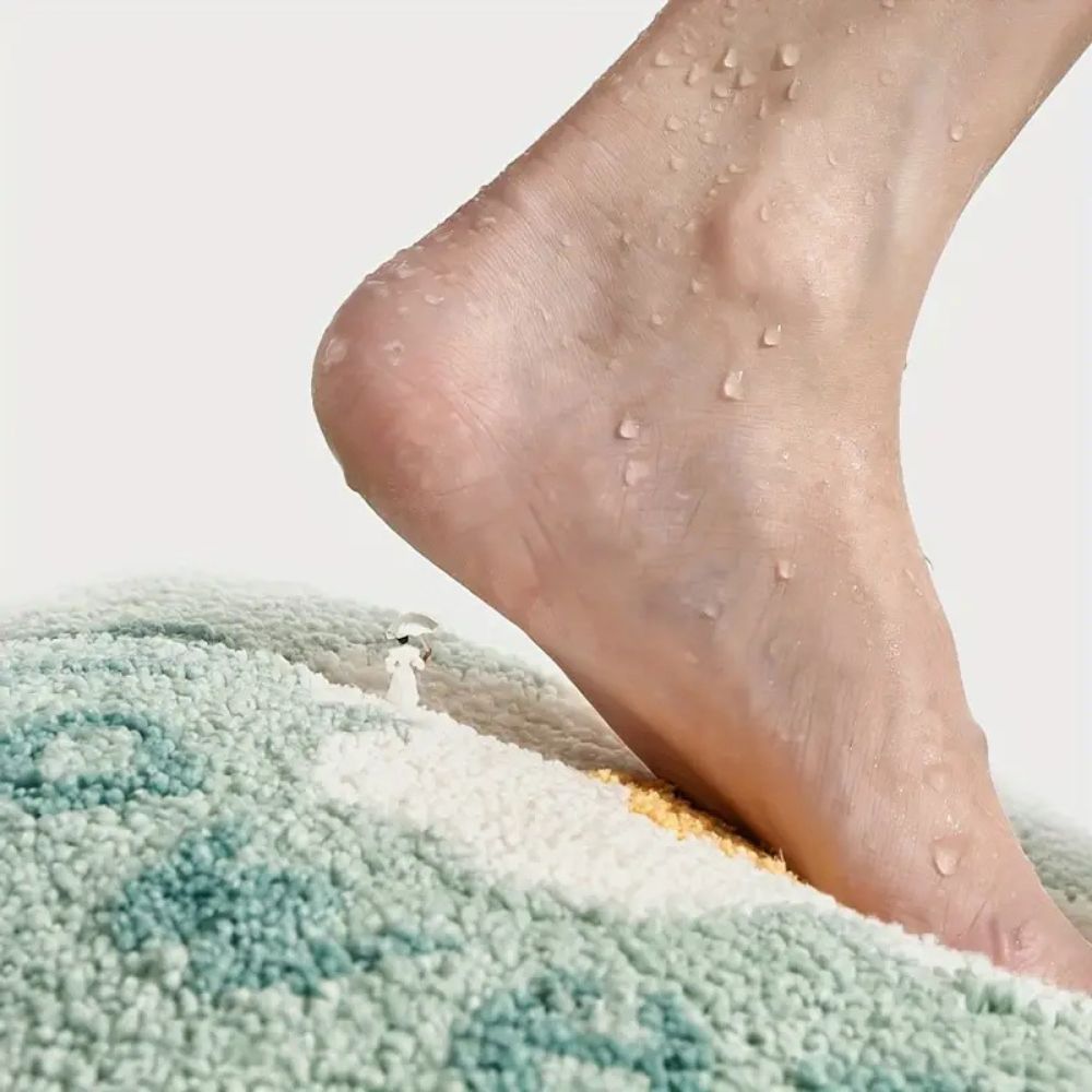 Skanto | Floral Tuftet Absorberende Bad Matte