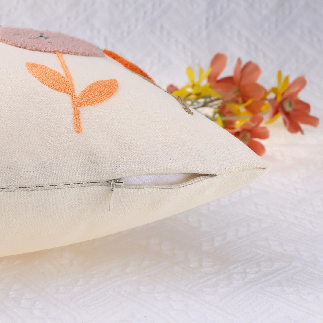 Skanto | Blomsterbrodert Bomull Putevar