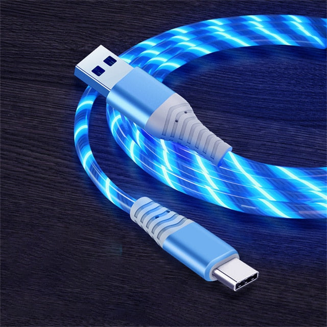 Skanto | Hurtiglading Lysende Elv USB Kabel