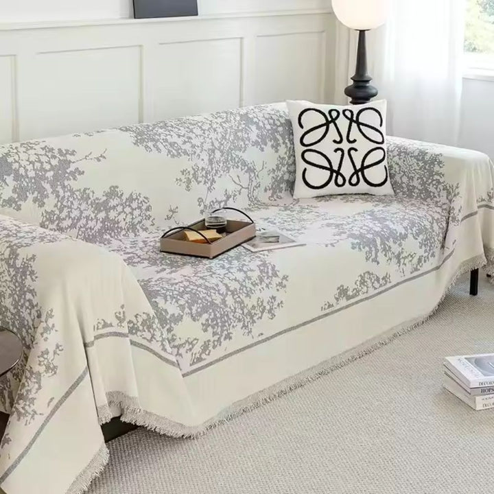 Skanto | Chenille Flowerfield Sofa Cover
