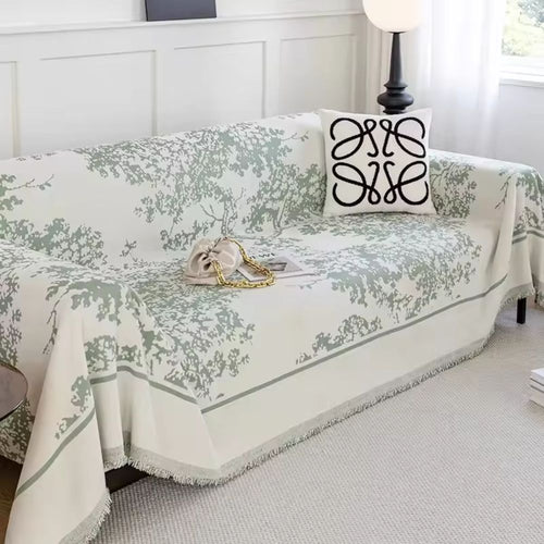 Skanto | Chenille Flowerfield Sofa Cover