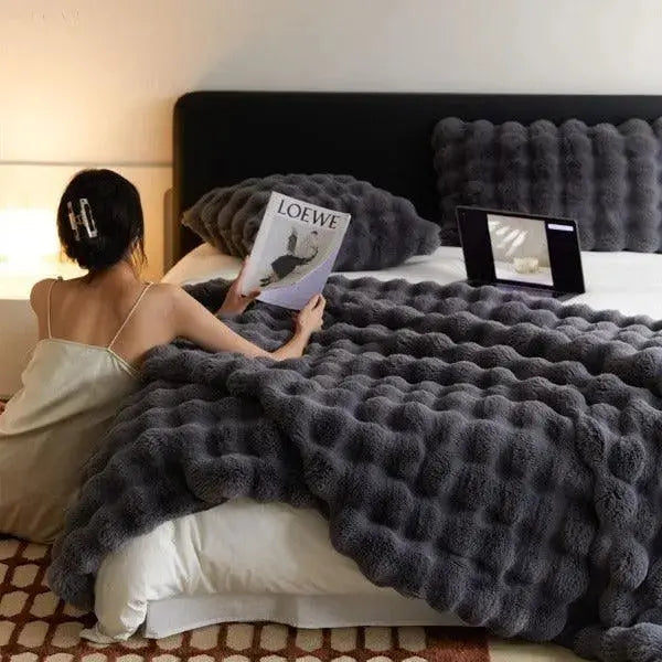 Skanto | Varmende Teppe - varmt teppe for vinter - sofa