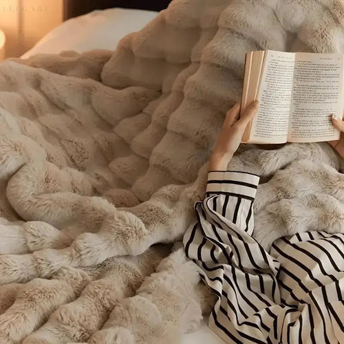 Skanto | Varmende Teppe - varmt teppe for vinter - sofa