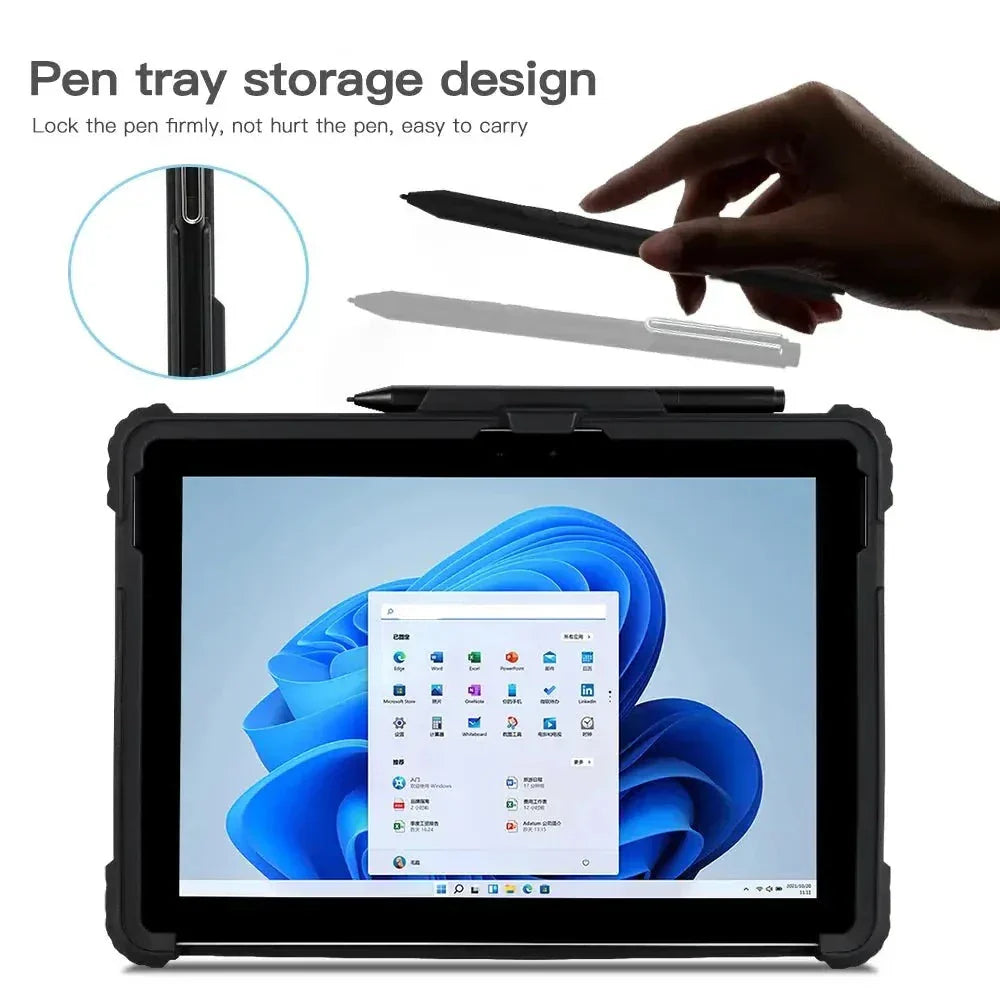 Skanto | Fortify360 Robust Militærgradet Etui for Microsoft Surface Nettbrett
