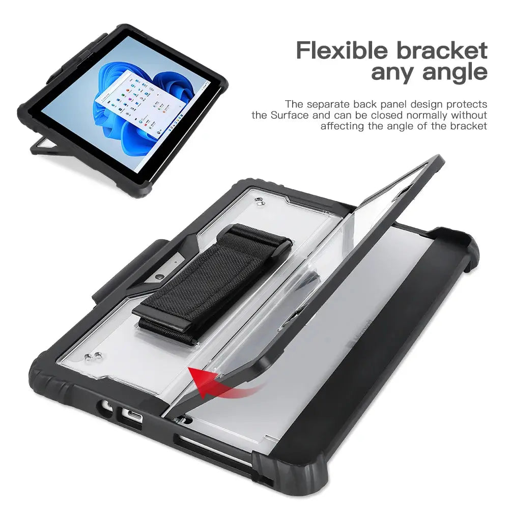 Skanto | Fortify360 Robust Militærgradet Etui for Microsoft Surface Nettbrett