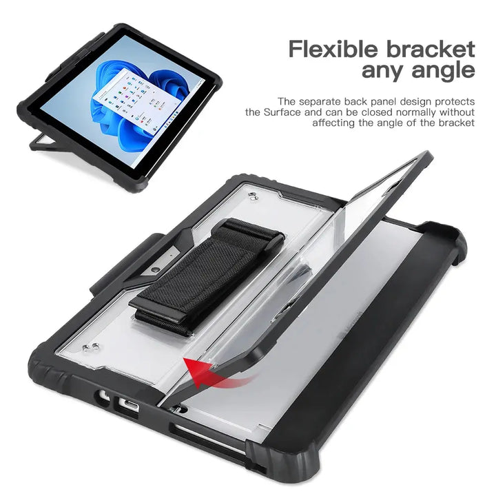Skanto | Fortify360 Robust Militærgradet Etui for Microsoft Surface Nettbrett