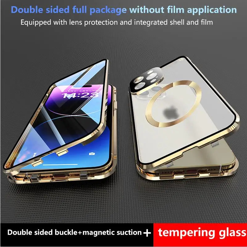 Skanto | Full beskyttelse metallramme etui for iPhone