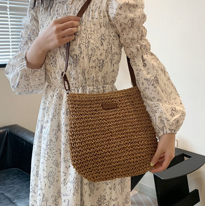 Skanto | BOHOCHIC | Trendy Bohemsk Bag | Håndlaget Design Skulderveske | Bærekraftig og Stilig