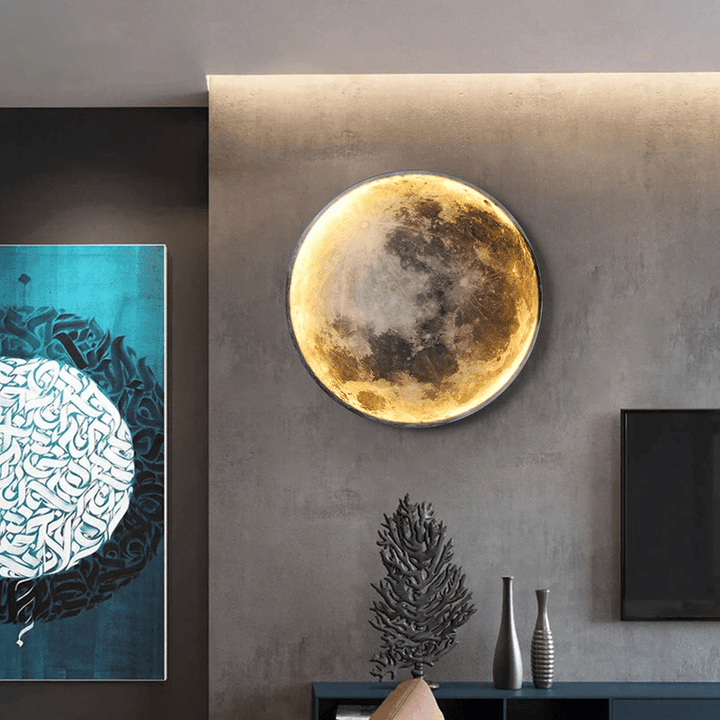 Skanto | LunaGlow – Justerbar Måne Vegglampe med LED Stemning